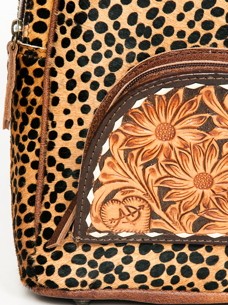 ADBGS156AK American Darling Hand Tooled Genuine Leather Women Bag Western Handbag Purse