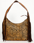 Hobo Hair On Saddle Blanket Genuine Leather Western Bag For Women