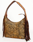 Hobo Hair On Saddle Blanket Genuine Leather Western Bag For Women
