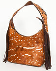 Hobo Hair On Saddle Blanket Genuine Leather Western Bag For Women