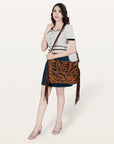 American Darling Tote Hair On Genuine Leather Women Bag Western Handbag Purse