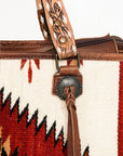 American Darling ADBG1033A Tote Saddle Blanket Genuine Leather women bag western handbag purse