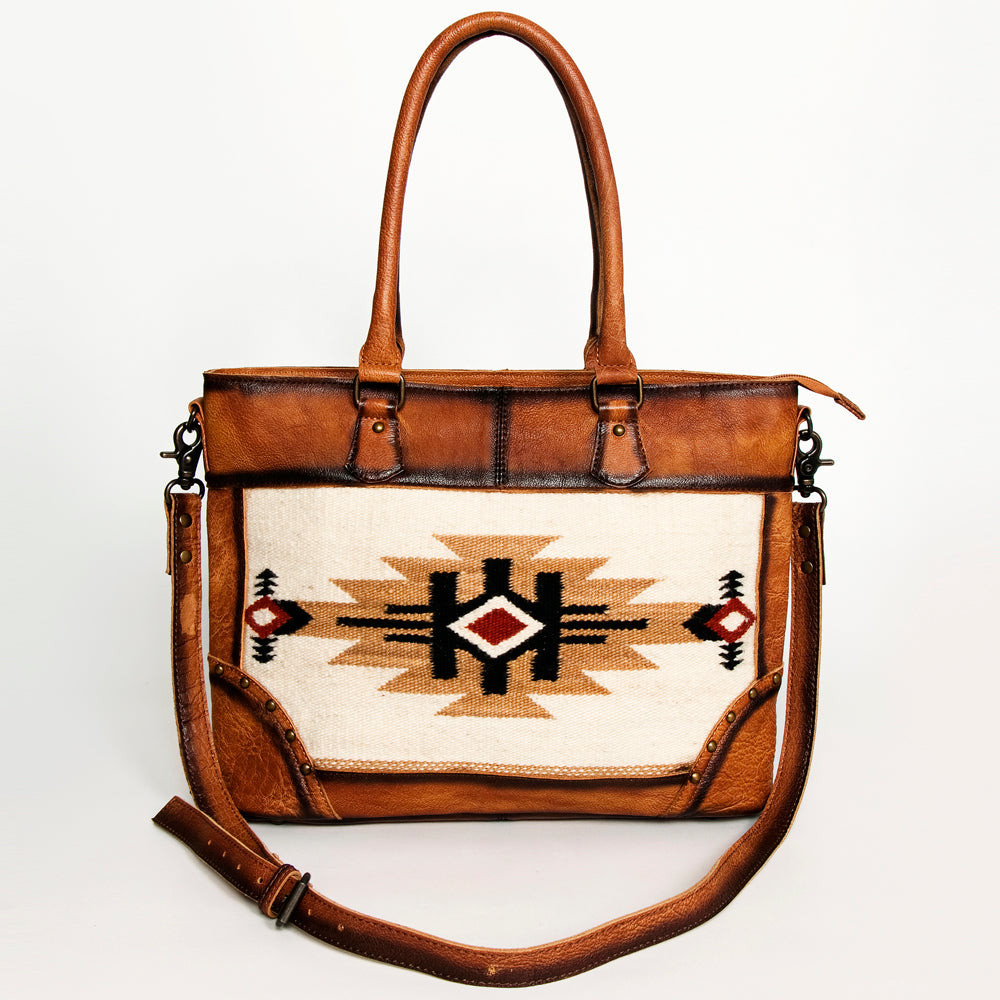 American Darling ADBG1034B Tote Hair-On Genuine Leather women bag western handbag purse
