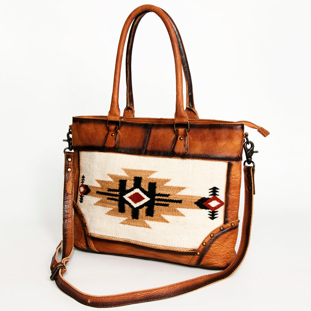 American Darling ADBG1034B Tote Hair-On Genuine Leather women bag western handbag purse