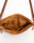 American Darling ADBG1035B Cross Body Hair-On Genuine Leather women bag western handbag purse