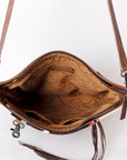 American Darling W. Wool Saddle Blanket & Genuine Leather W. Crossbody