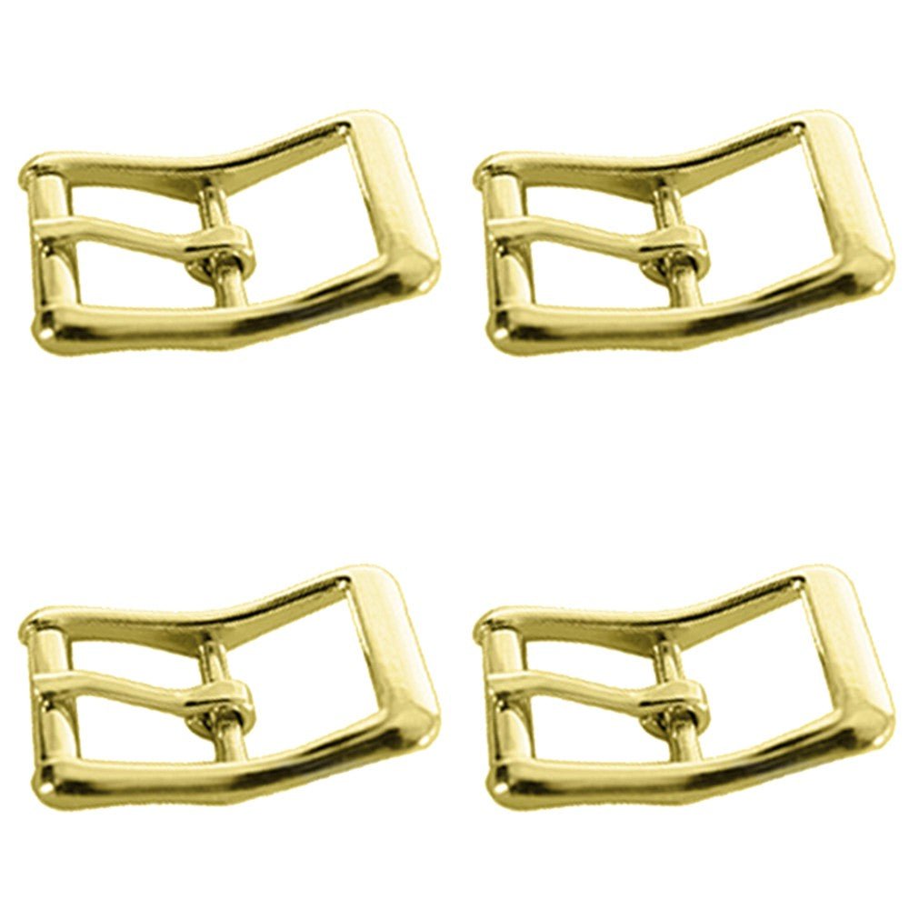 3/4" Hilason Die Cast Center Bar Roller Buckle Brass Plt. – Hilason