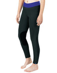 X Large Kids Synergy Compressive Tights Black Azurite