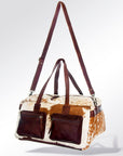 Hair On Leather Western Style Women's Briefcase