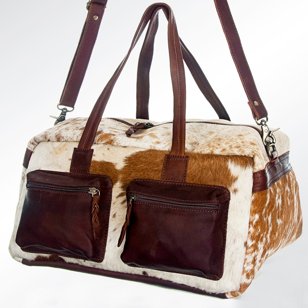 Hair On Leather Western Style Women's Briefcase