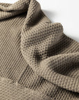Solid Textured Knit Open-Front Sweater Cardigan