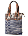OHLAY KB466 TOTE Upcycled Wool Upcycled Canvas Hair-on Genuine Leather women bag western handbag purse