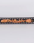 American Darling ADBRF202 Hand tooled carved Genuine Leather Bracelet women
