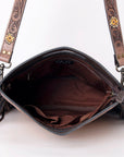 OHLAY KBG188 Clutch Hand Tooled Genuine Leather women bag western handbag purse