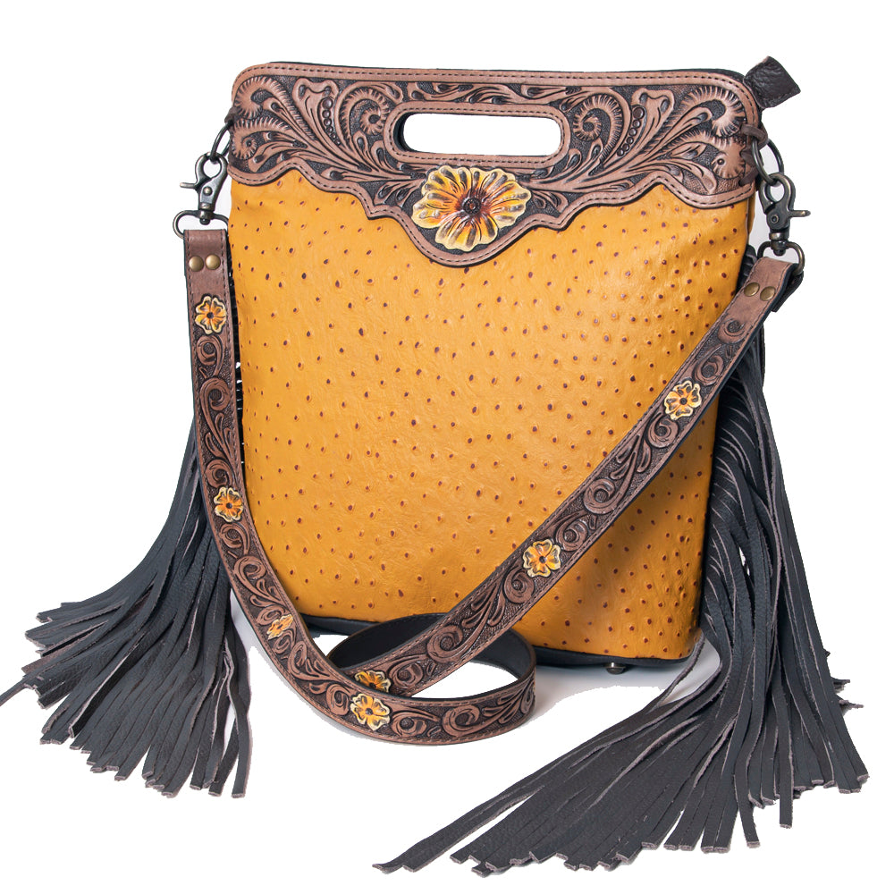 OHLAY KBG188 Clutch Hand Tooled Genuine Leather women bag western handbag purse