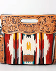 American Darling Clutch Hand Tooled Hair on Genuine Leather Western Women Bag Handbag Purse | Purses for Cute