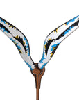 Hilason Western Horse Breast Collar Headstall Bridle American Leather Tan