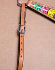 HILASON Western Horse Genuine Leather Breast Collar Tan