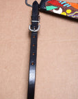 HILASON Western Horse Genuine Leather Printed Tack set Black | for