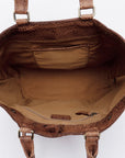 American Darling Hand Tooled Hair On Genuine Leather Women Bag Western Handbag Purse