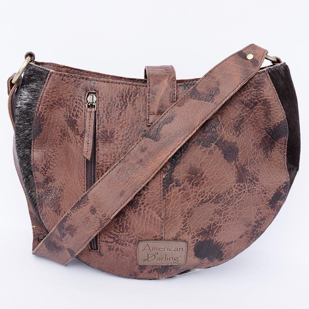 ADBGI221B American Darling Hand Tooled Genuine Leather Women Bag Western Handbag Purse