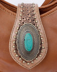 American Darling Hand Tooled Genuine Leather Women Bag Western Handbag Purse