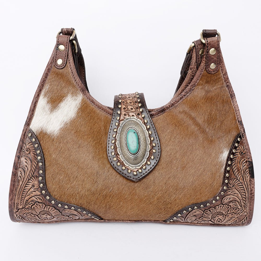 American Darling Hand Tooled Genuine Leather Women Bag Western Handbag Purse