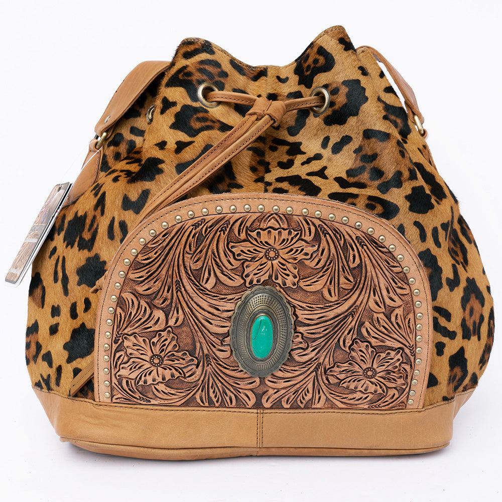 American Darling Hand Tooled Genuine Leather Women Bag Western Handbag Purse