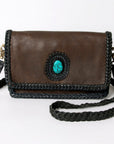 American Darling Clutch Genuine Leather Women Bag Western Handbag Purse
