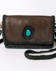 American Darling Small Crossbody Full Grain Genuine Leather Western Women Bag Handbag Purse