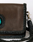 American Darling Small Crossbody Full Grain Genuine Leather Western Women Bag Handbag Purse
