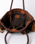 American Darling ADBGM276B Tote Hair-On Genuine Leather Women Bag Western Handbag Purse