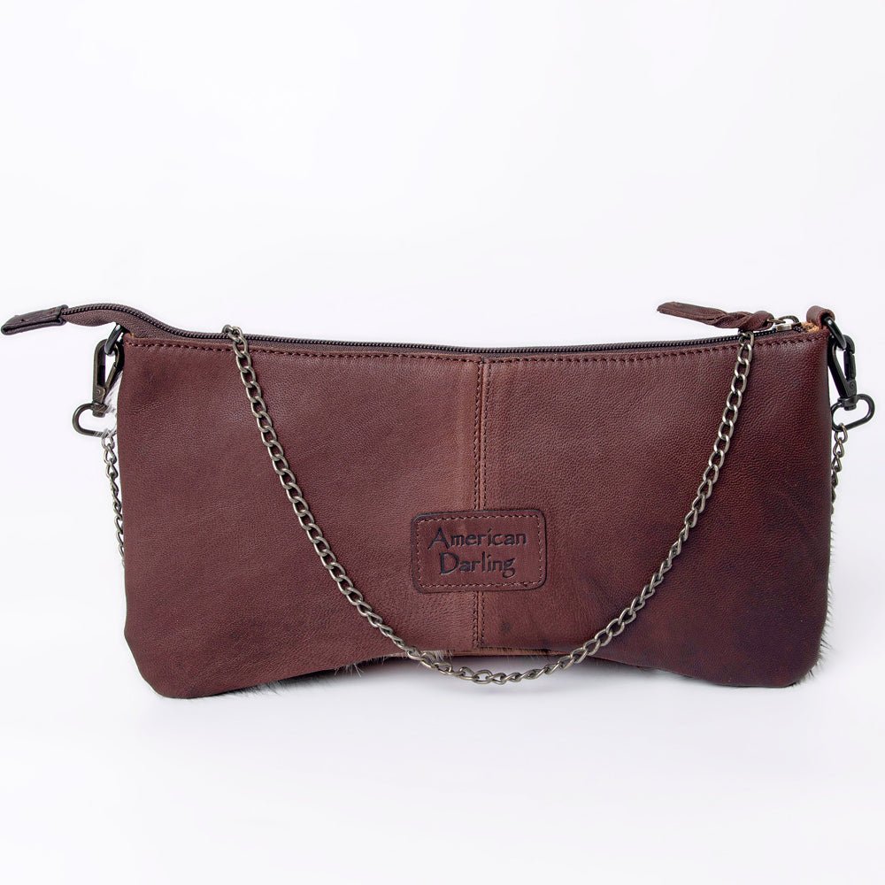American Darling Cross Body I Hand Tooled Hair-On Genuine Leather Women Bag Western Handbag Purse