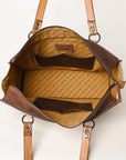 American Darling Tote Hand Tooled Saddle Blanket Genuine Leather Women Bag Western Handbag Purse