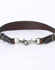Bar H Equine Genuine Western American Leather Horse Premium Headstall & Breast Collar Set