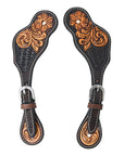 Durable Handcrafted PremiumLeather Spur Straps For Women Western Riding Show Rodeo