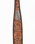Bar H Equine Genuine Western American Leather Horse Premium Headstall & Breast Collar Set