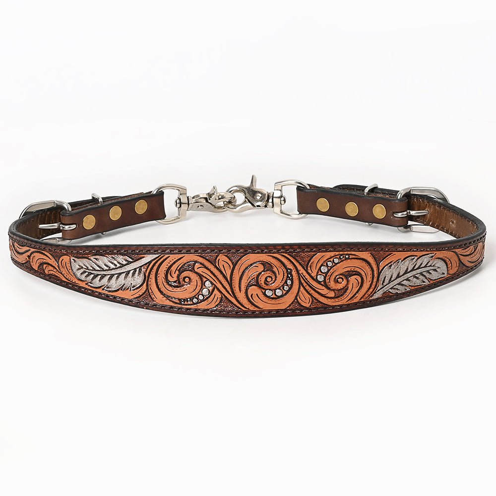 Bar H Equine Genuine Western American Leather Horse Premium Headstall &amp; Breast Collar Set