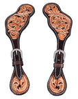 Durable Handcrafted PremiumLeather Spur Straps For Women Western Riding Show Rodeo