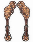 Durable Handcrafted PremiumLeather Spur Straps For Women Western Riding Show Rodeo