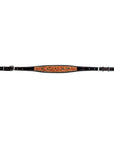 Bar H Equine Genuine Western American Leather Horse Premium Headstall & Breast Collar Set