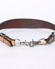 Bar H Equine Genuine Western American Leather Horse Premium Headstall & Breast Collar Set