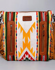 American Darling ADBGZ708 Crossbody Hand Tooled Saddle Blanket Genuine Leather Women Bag Western Handbag Purse