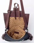 American Darling Cross Body Ii Hand Tooled Hair On Genuine Leather Women Bag Western Handbag Purse