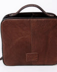 American Darling Jewelry Case Hand Tooled Hair-On Genuine Leather Women Bag Western Handbag Purse