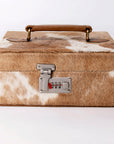 American Darling ADBGA325 Jewelry Case Hair-On Genuine Leather Women Bag Western Handbag Purse
