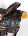Western Horse  Barrel Racing Trail  Saddle Tack Set American Leather Comfytack by Hilason