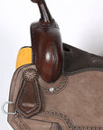 Comfytack Western Horse Barrel Racing Trail Pleasure Saddle Tack Set Genuine Leather