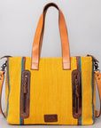 American Darling Tote Saddle Blanket Genuine Leather Women Bag Western Handbag Purse