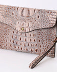 American Darling Crocodile Embossed Genuine Leather Women Bag Western Handbag Purse